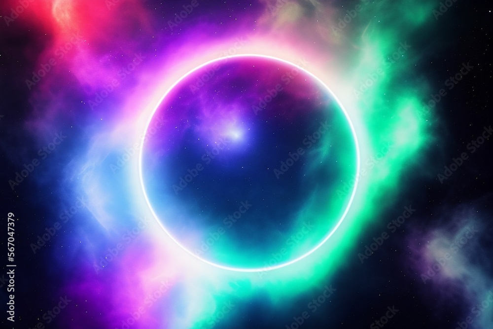 Obraz premium deep space concept. Generative ai