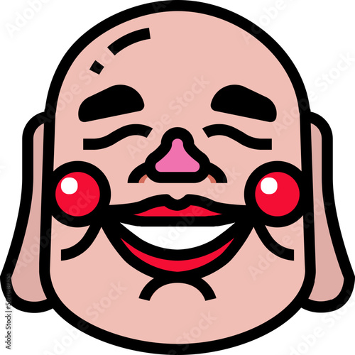 popper filled outline icon