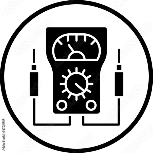 voltmeter icon style