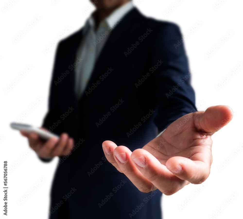 Fototapeta premium Businessman in action
