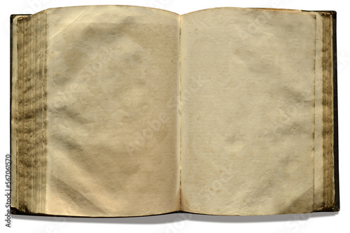 old book isolated