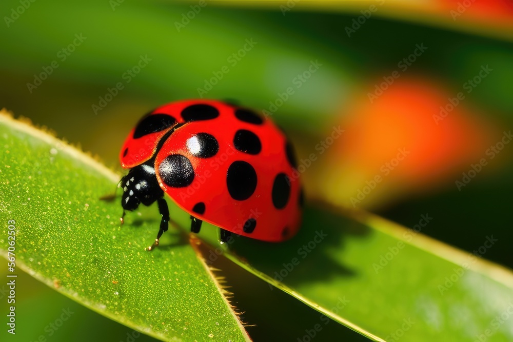 High-Resolution Macro Image of Ladybug Showcasing its Intricate and Eye-catching Features, Perfect for Nature and Insect Photography Projects High-Resolution Macro Image of Ladybug Showcasing its Intricate and Eye-catching Features, Perfect for Nature and Insect Photography Projects