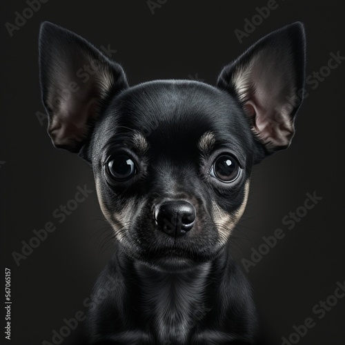 Small Black Dog