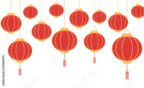 Chinese new year style traditional lantern