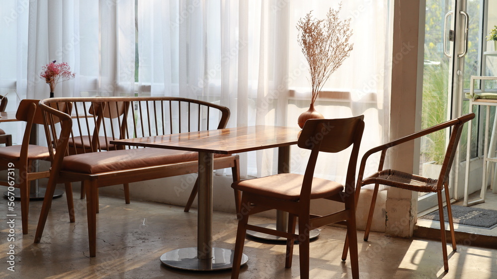 Fototapeta premium table and chairs