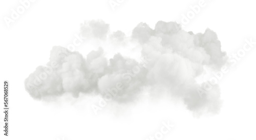 Summer clouds weather cloudscape shapes cut backgrounds 3d illustration png file