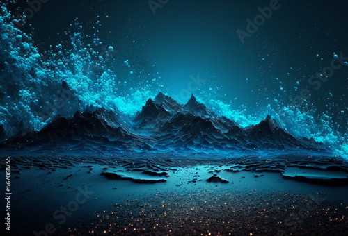 Communication technology internet business. Global world network and telecommunication on earth cryptocurrency and blockchain generative ai