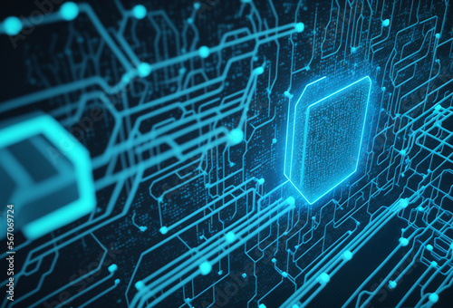 Communication technology internet business. Global world network and telecommunication on earth cryptocurrency and blockchain generative ai