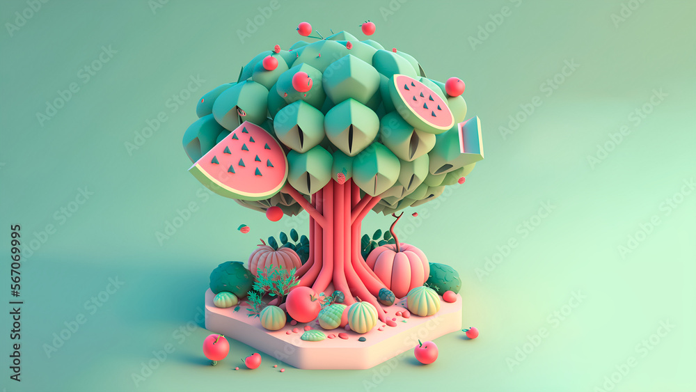 Watermelon Tree 