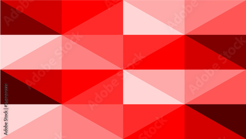 Red Seamless Triangular Pattern with Blur and Texture Effect