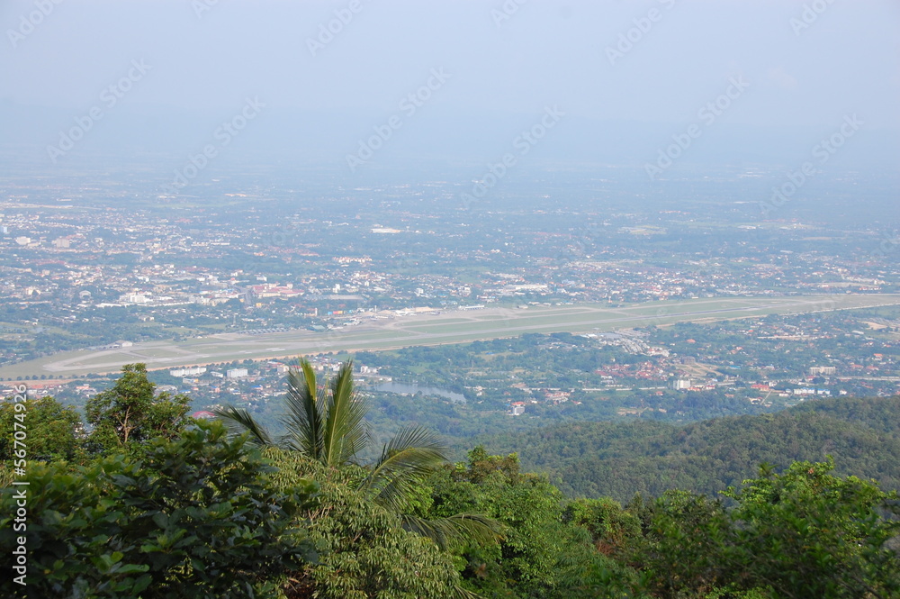 picture of the runway in Chiangmai Thailand for wallpaper and background 