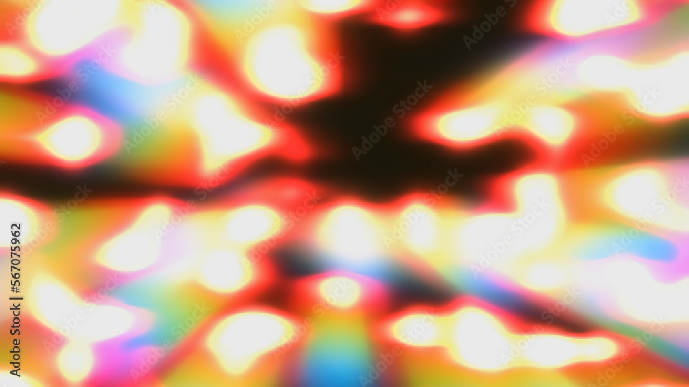 Hypnotic orange prism gradient dreamy background