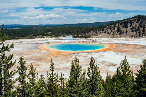 Geysers and thermal lakes