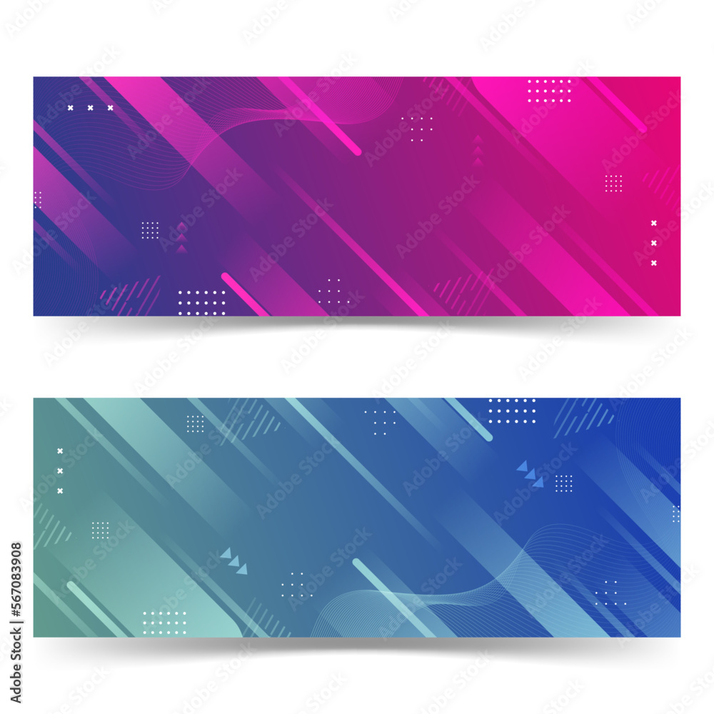 background banner. full color, elegant gradient premium banner eps 10