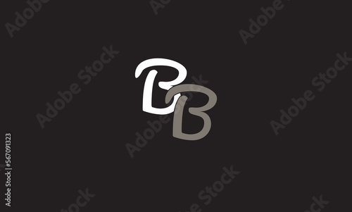 BB, B, Abstract Letters Logo Monogram
