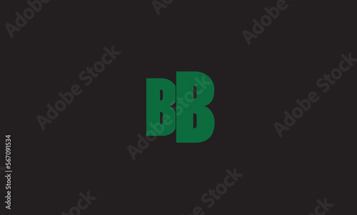 BB, B, Abstract Letters Logo Monogram