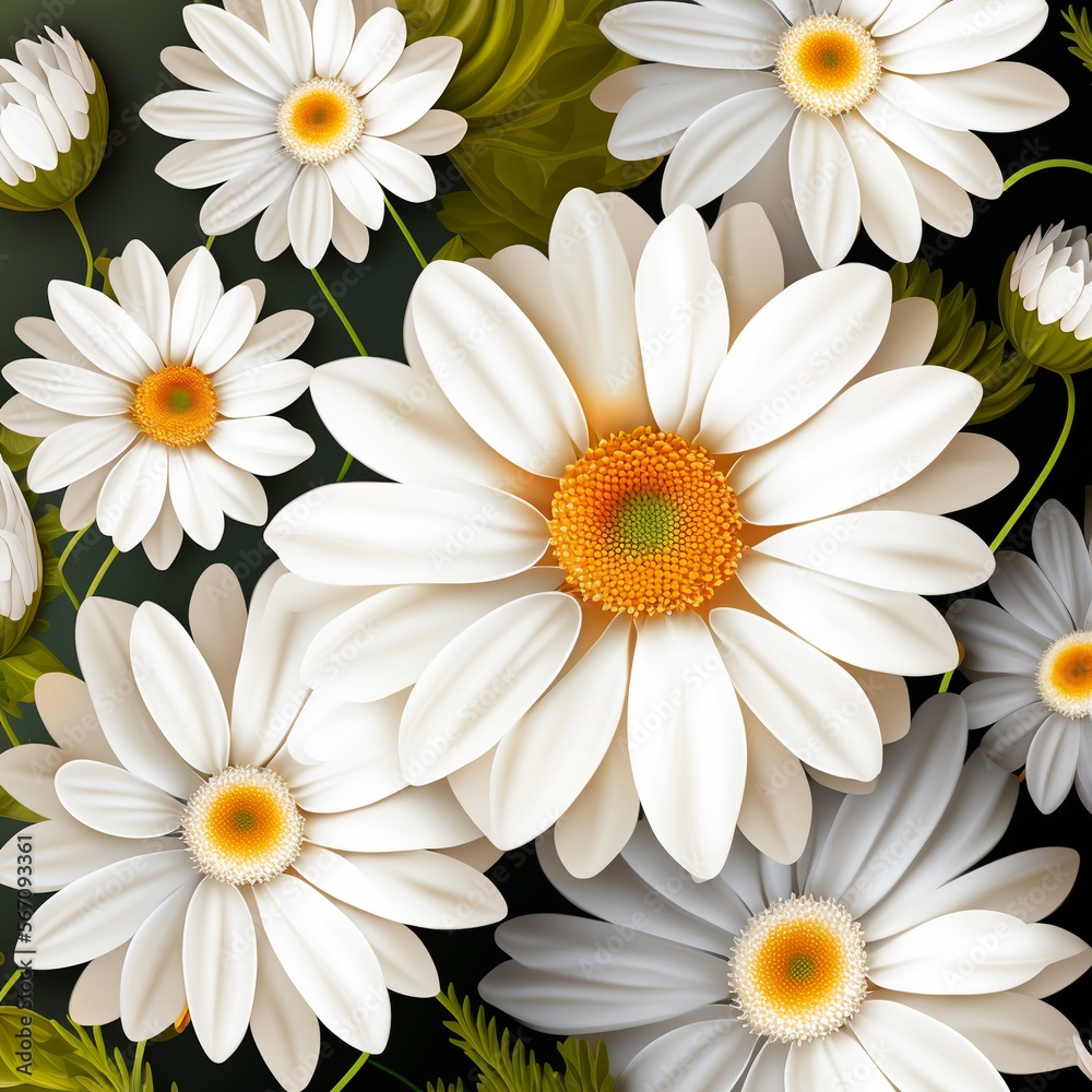 Fototapeta premium daisies