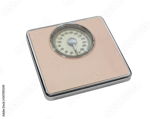 Vintage pink bathroom scale...