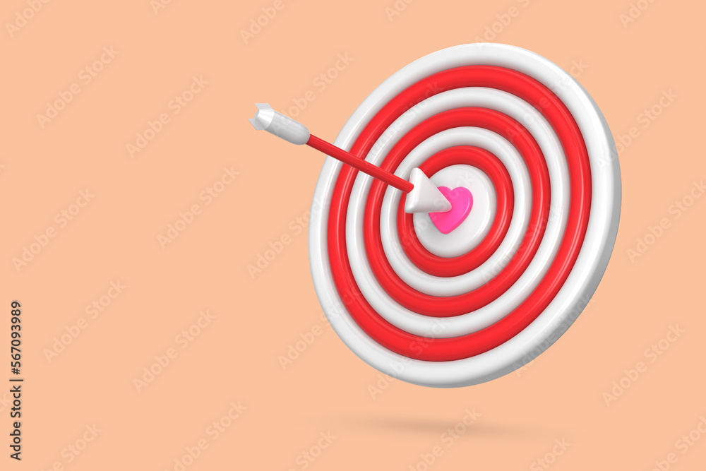 3d rendering of a target icon 3d rendering of a target icon