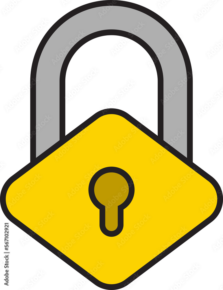 padlock icon illustration padlock icon illustration