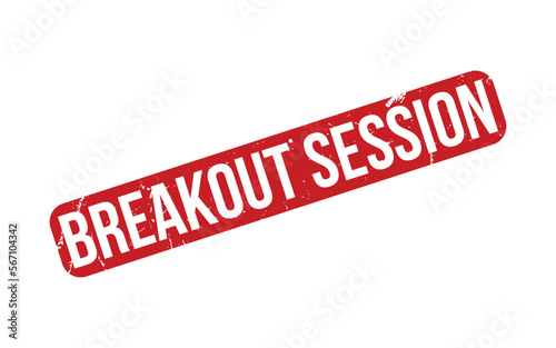 Breakout session Rubber Stamp Seal Vector
