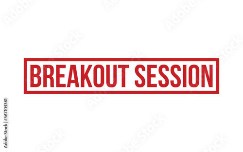 Breakout session Rubber Stamp Seal Vector
