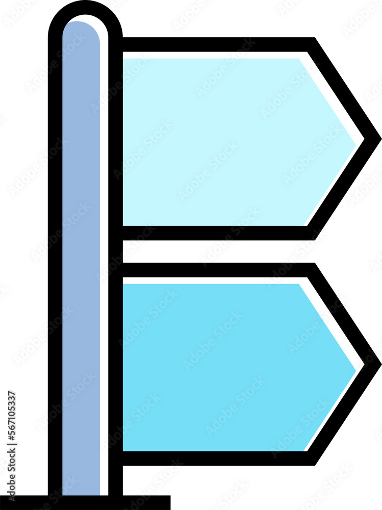 blue street signpost and signage icon blue street signpost and signage icon