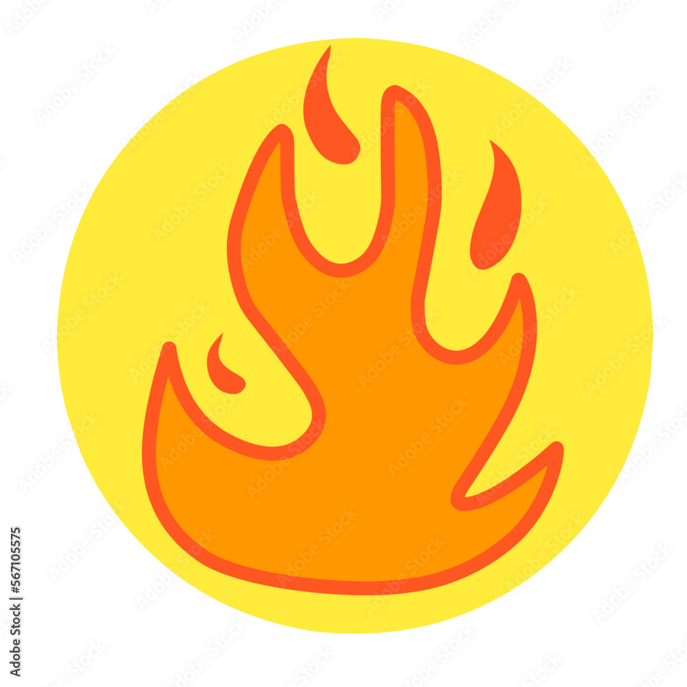 Fire Flames Icon, Fire Logo, Illustration of fire and flames Fire Flames Icon, Fire Logo, Illustration of fire and flames