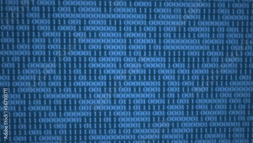 Binary Data Code Background