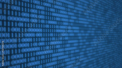 Binary Data Code Background