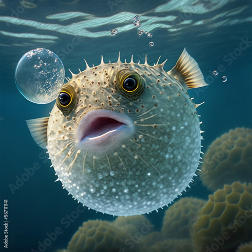 portrait of a pufferfish © Fellipe