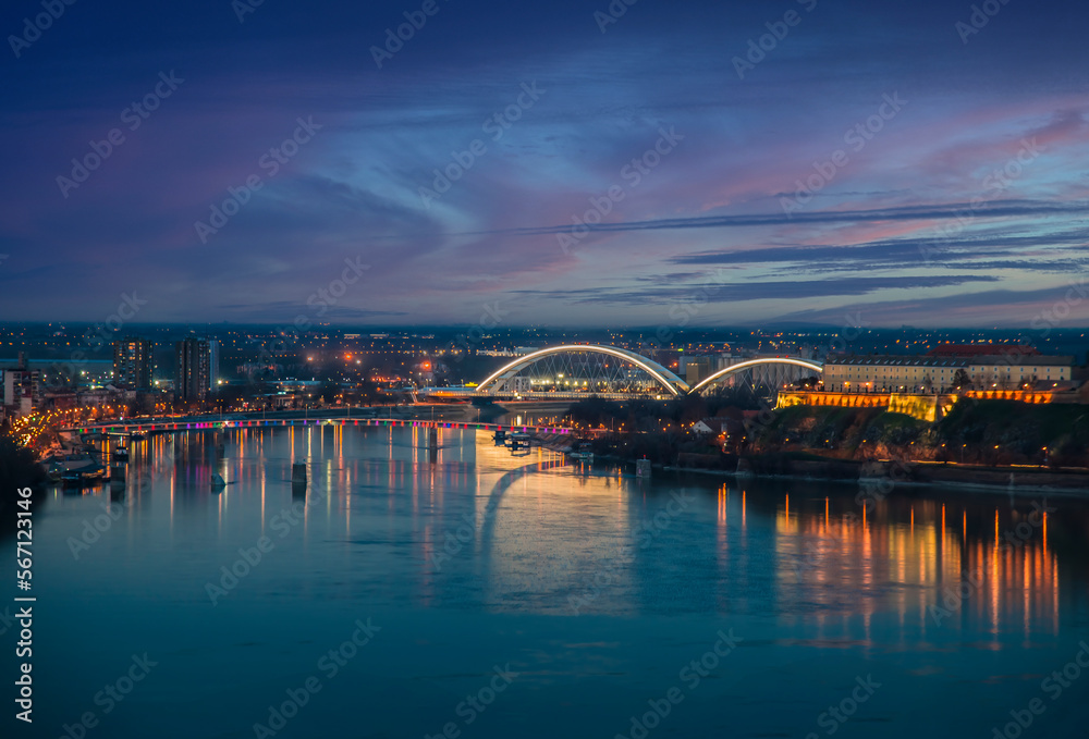 Naklejka premium Novi Sad, Serbia