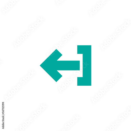 Free Download Exit or logout, log off icon. Isolated on white. blue left squared arrow with bracket. Sign out icon. Profile, user sign. Arrow in box. quit, export, file, import, share - GFXLoad