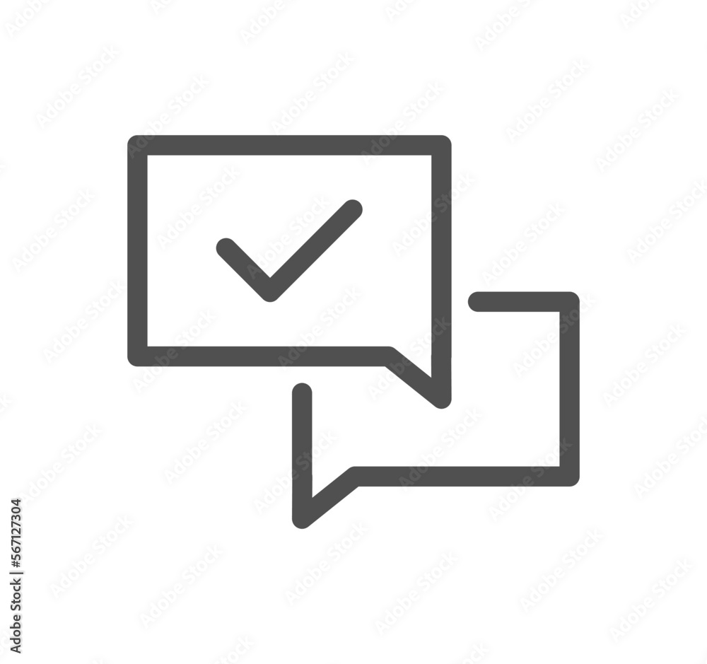 Approve related icon outline and linear vector. Approve related icon outline and linear vector.