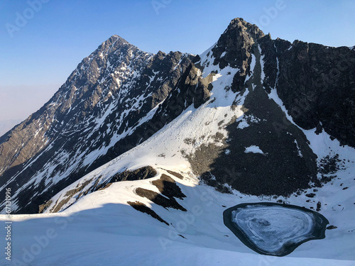 The Roopkund skeleton lake is known for the mystery that lies in this lake. It holds human and horse bones which age upto 500 years! photo