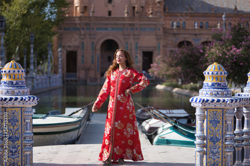 Cuadro en lienzo woman in clothing
