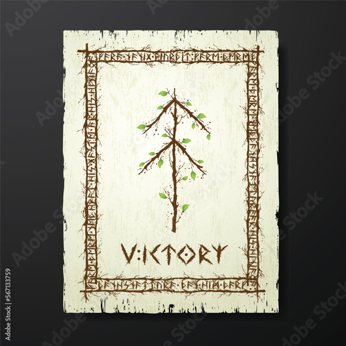 Tree branch victory bind rune