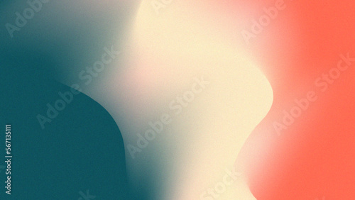 Abstract grainy gradient background with waves	