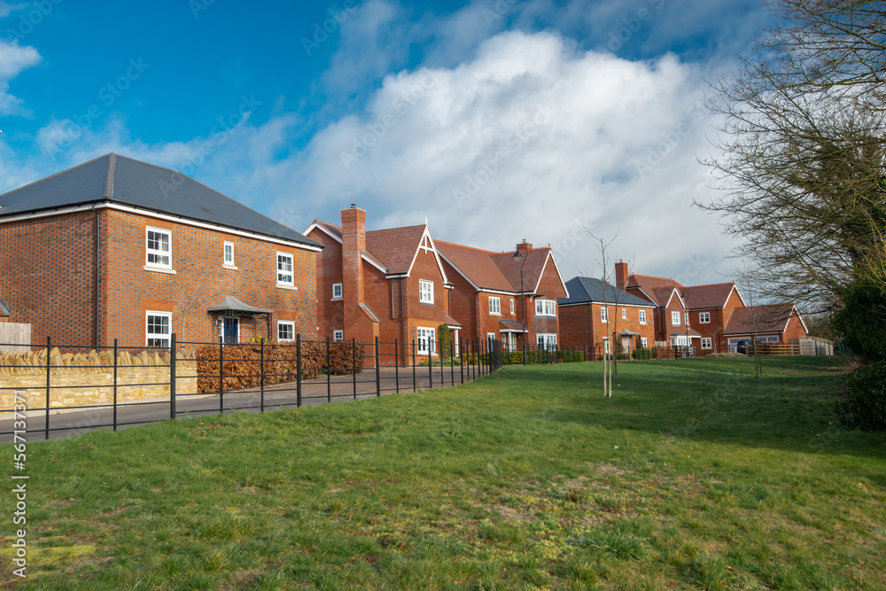 Fototapeta premium New English Estate houses for sale