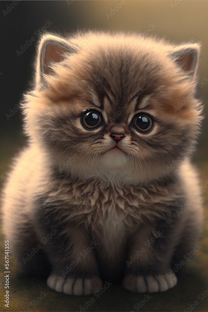 Cute animals - Pure just pure cutness series - Cute animals background wallpaper created with Generative AI technology