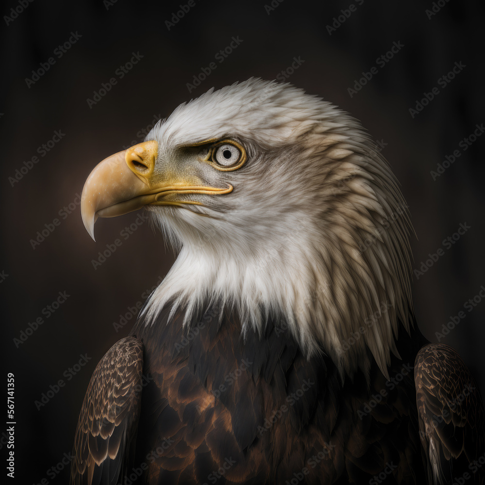Obraz premium Bald Eagle Portrait
