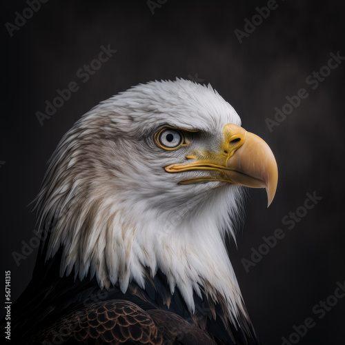 Bald Eagle Portrait © simon