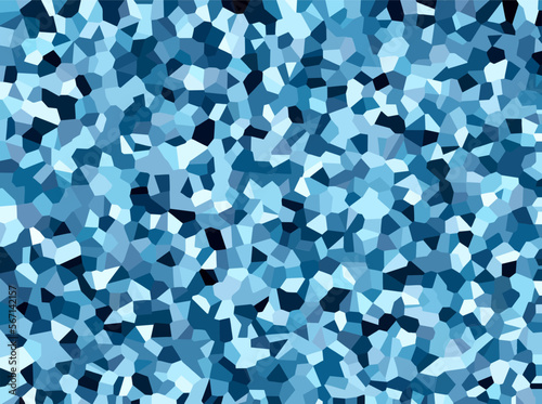 Modern blue polygonal crack abstract background.