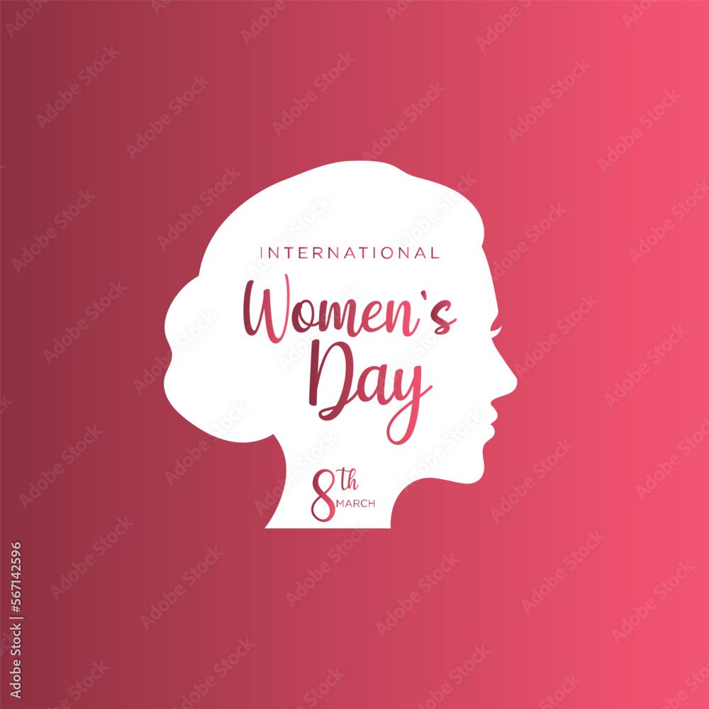 Creative Professional Trendy Women's Day Logo Design, Women's Day Logo Design in Editable Vector Format