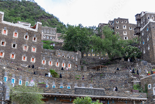 Rijal Almaa Heritage Village in southern Saudi Arabia, the village is more than 500 years old photo