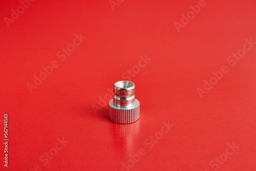 Grooved pressure nut for manual screwing. The concept of threaded connection elements.