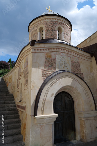 Zverinets Caves and Archangel Mykhail Monastery in Kyiv city, Ukraine photo