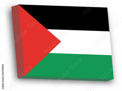 3D vector flag of Palestine Free Download 3D vector flag of Palestine - GFXLoad