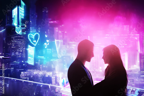 Luminous Love in the City. Generative AI