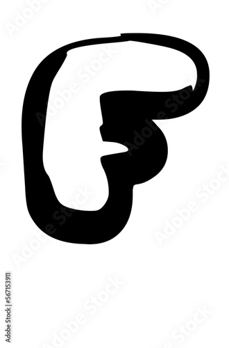 Rough Hand Drawn Fat Rounded Font Type